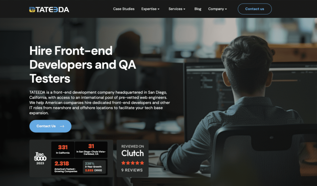TATEEDA Web Development Company Review